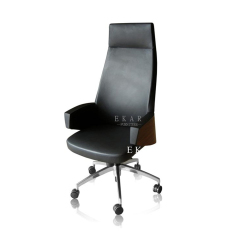 Italian Imported Top-Grain Leather Office Chair - Elegance Meets Comfort