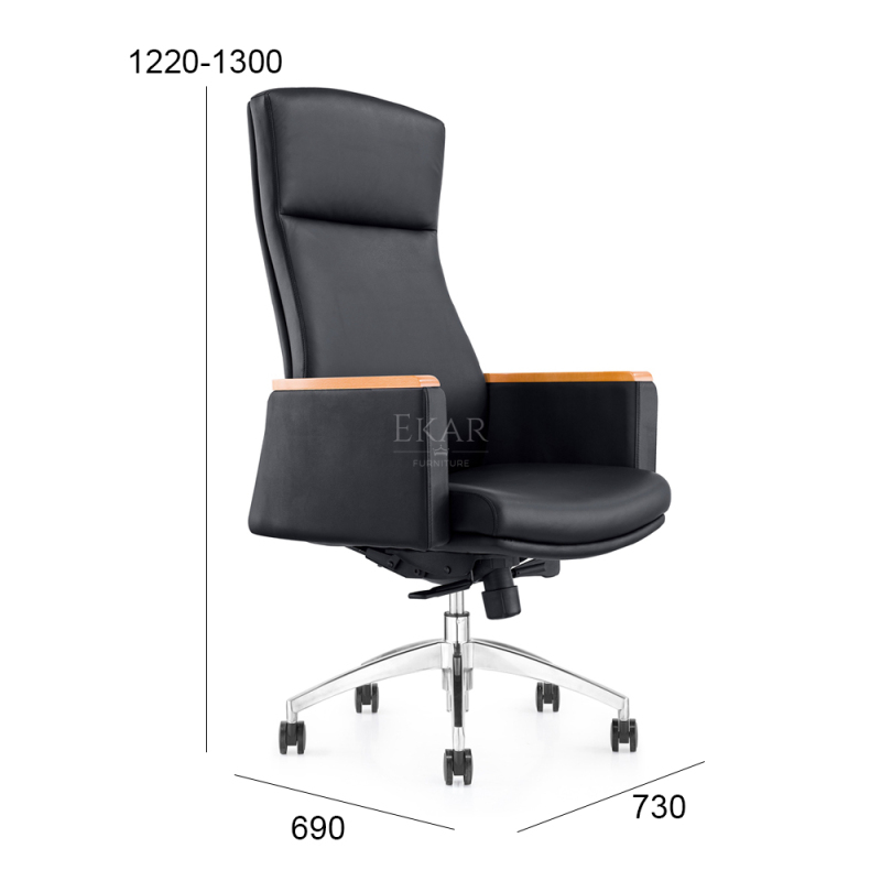 Top-Grain Leather Executive Office Chair: Luxury, Comfort, and Style