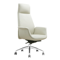 Italian Imported Leather Adjustable Office Chair - Premium Comfort and Style