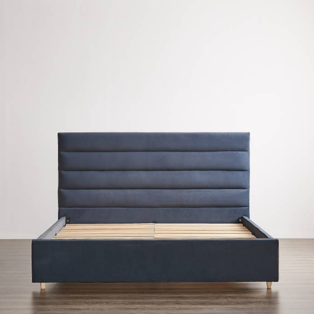 Modern Vegan Leather Bed