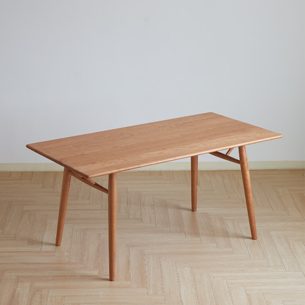 Modern Cherry Wood Dining Table
