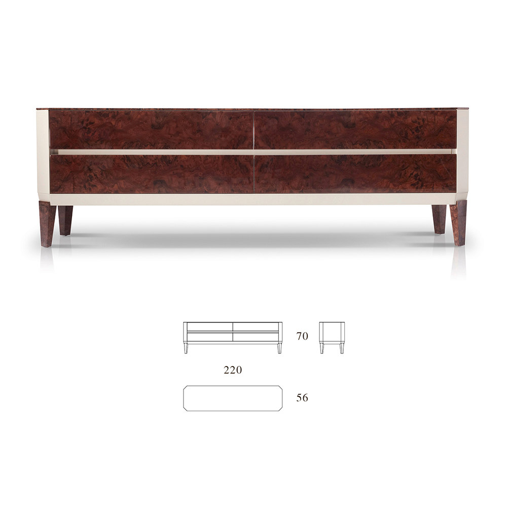 Modern Style Living Room Tv Stand With Cabinet