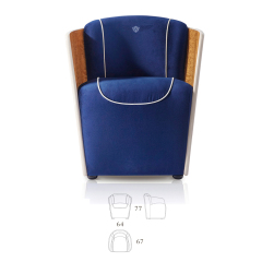 Modern Fabric Upholstered Leisure Chair