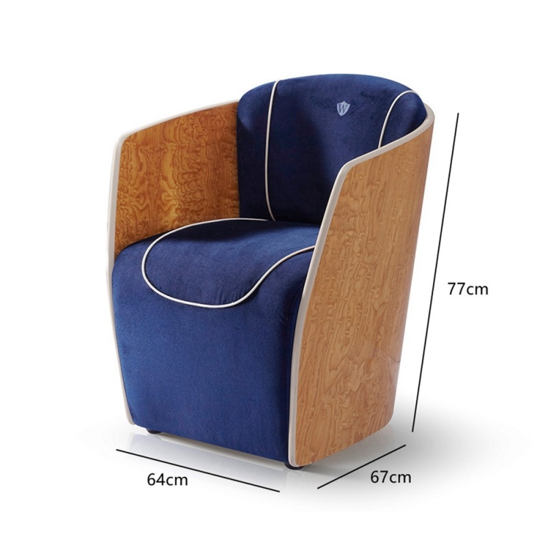 Modern Fabric Upholstered Leisure Chair