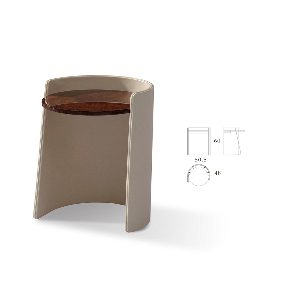 Living Room Furniture Round Sofa End Side Table