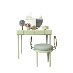 Contemporary Nordic Style Solid Wood Makeup Dressing Table