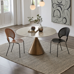 304 Stainless Steel and Slate Dining Table