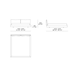 Solid Wood Multilayer Panel Modular Screen Bed