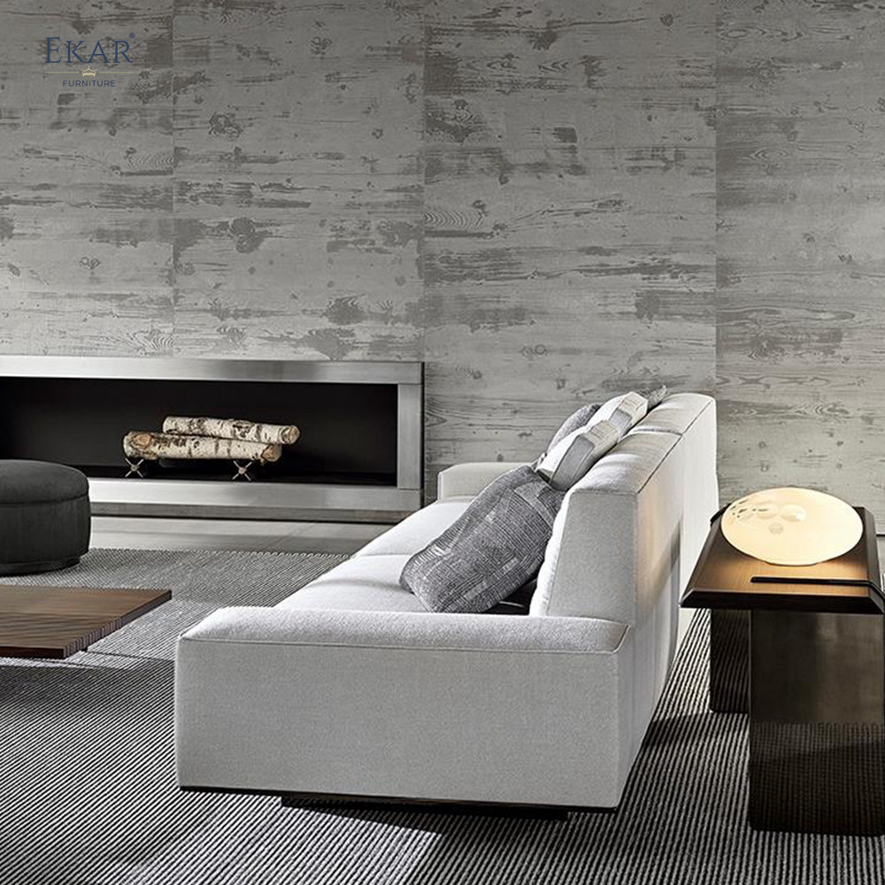 Metal Frame Single-Arm Modular Sofa Customizable Comfort and Style
