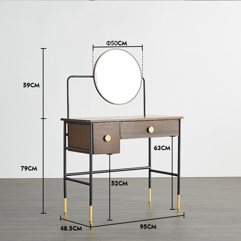 Metal Frame Vanity Table