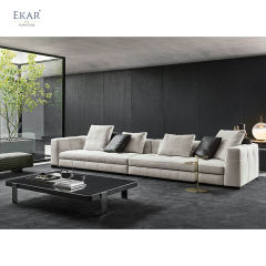 Ekar Furniture Armrest and Metal Leg Sofa