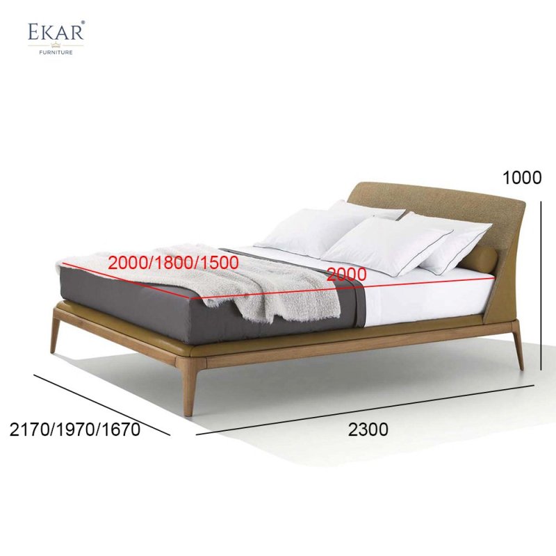 Wood and Metal Fusion Bed