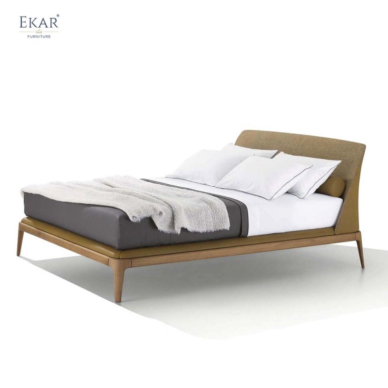 Wood and Metal Fusion Bed