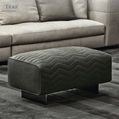 Wooden Frame Long Ottoman