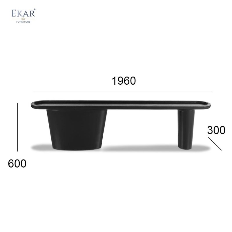 Metal Frame Sofa Back Table with Tray Insert