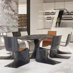 Home luxury modern restaurant dining table