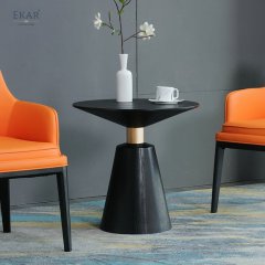 Contemporary Conical Wood Accent Table - Elevate Your Decor