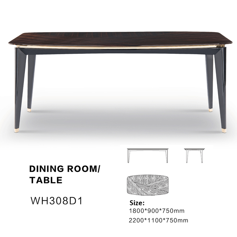 High end modern style restaurant table