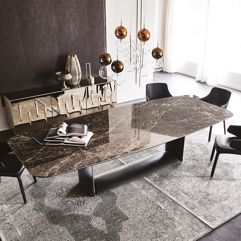 EKAR FURNITURE Contemporary Dining Table - Elevate Your Dining Experience