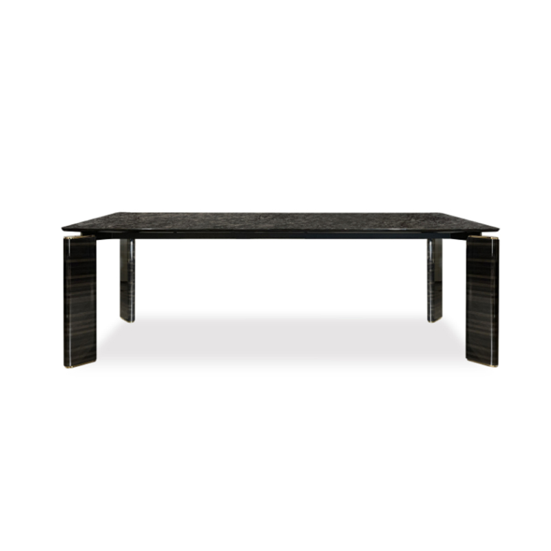 American retro marble restaurant dining table