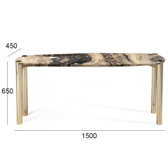 Marble Console Table-Elevate Your Space with Timeless Elegance