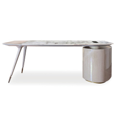 Marble Top High Gloss Home Office Table