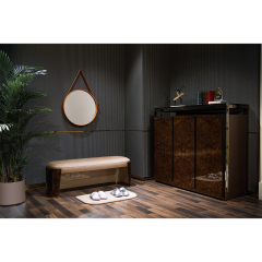 light luxury wooden Shoes Cabinet