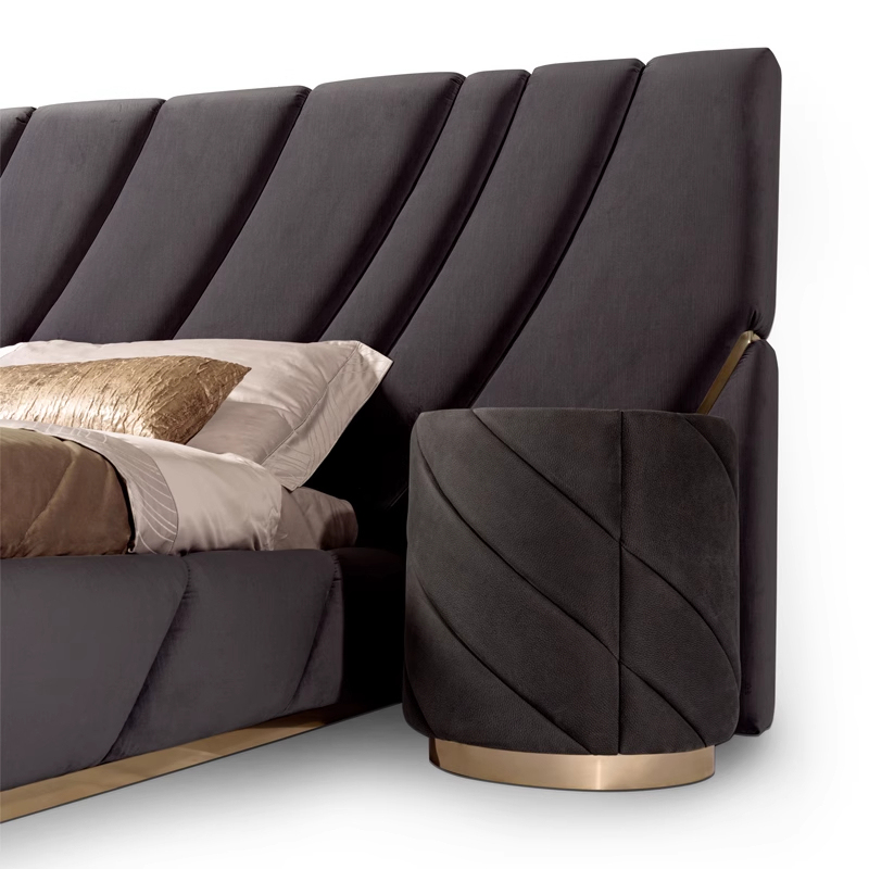 Widescreen bed in modern design: luxury and comfort combined