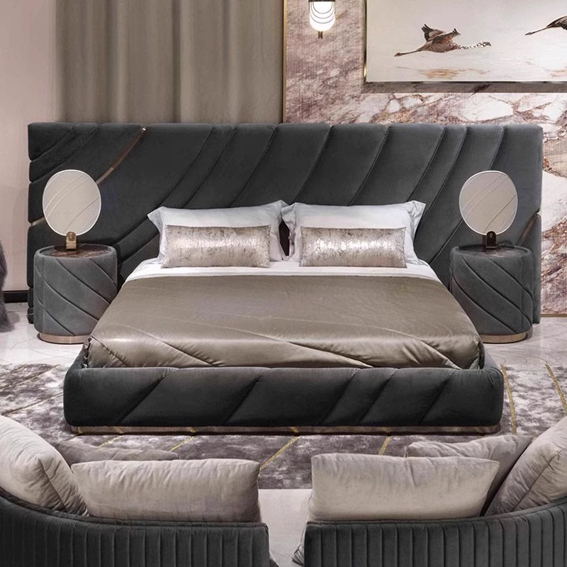 Widescreen bed in modern design: luxury and comfort combined