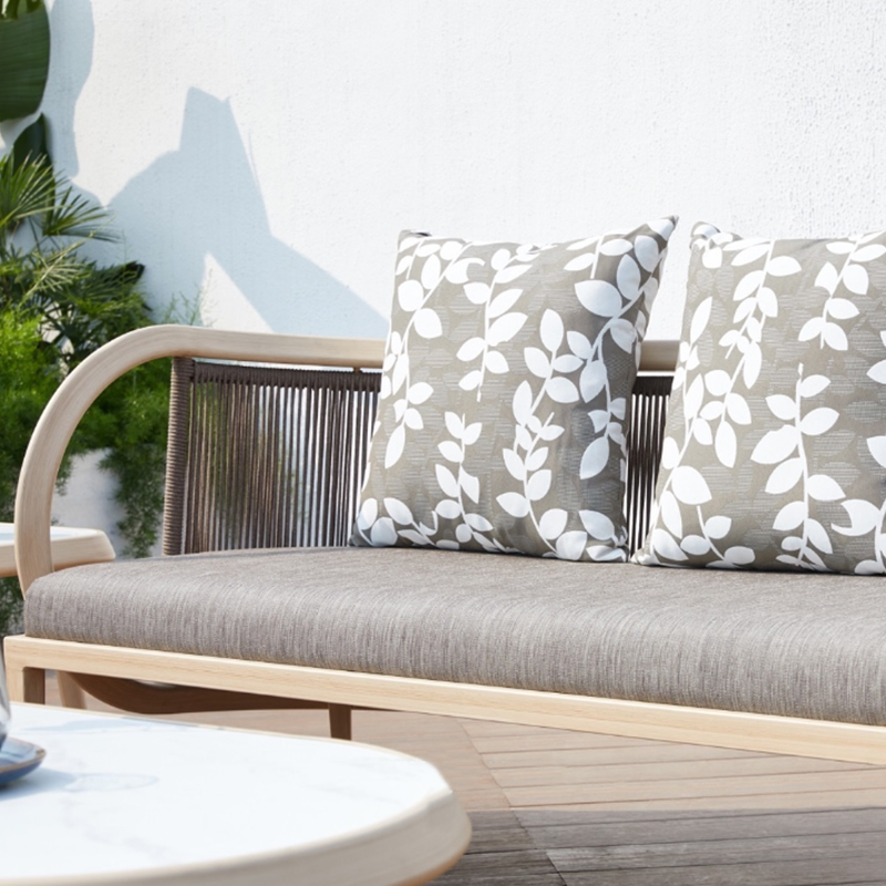 Single and double waterproof fabric outdoor sofas - enjoy outdoor comfort