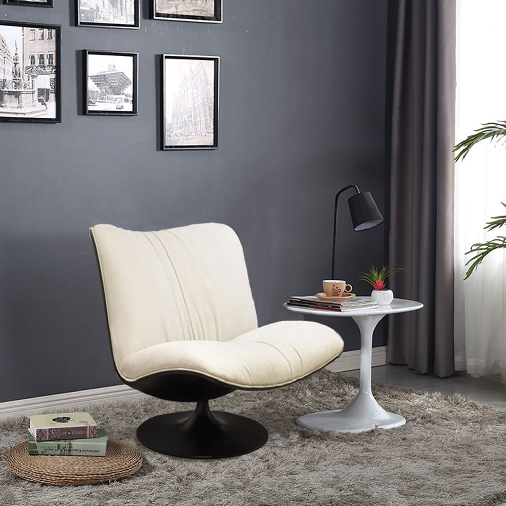 Fabric leisure chair living room chair: comfort and design coexist