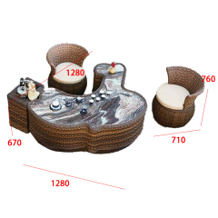 Outdoor tea table and chair set: enjoy a pleasant outdoor experience