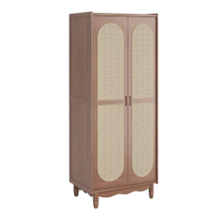 New design modern cherry wood bedroom furniture wardrobe