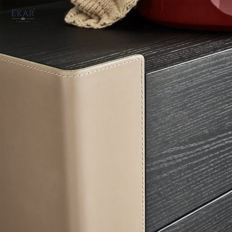 Dualplane Bedroom Dresser | Modern Minimalist Chest of Drawers with Two-Tone Finish | EKAR FURNITURE