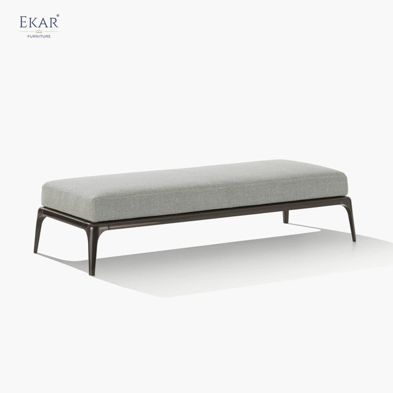 EKAR Tailored - Modern Minimalist Upholstered Bed End Bench