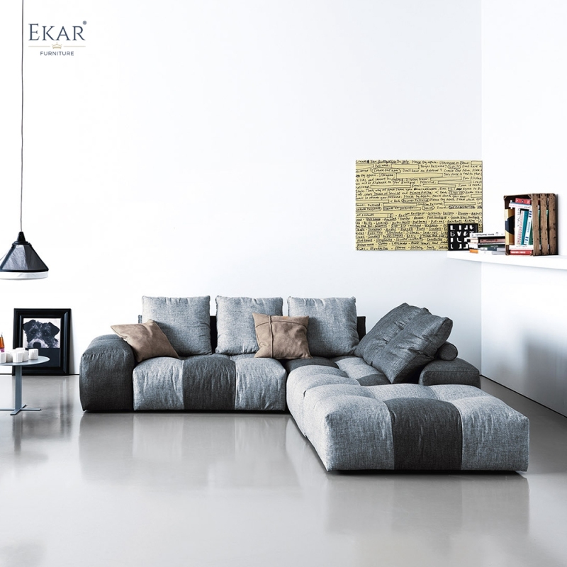 ModuFlex Cubist Modern Sectional Sofa | Modular Living Room Upholstery by EKAR FURNITURE