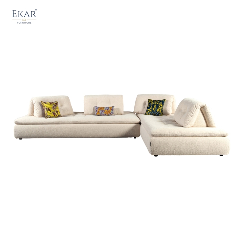 EKAR Modern Minimalist Modular Sofa - Low Profile Tufted Sectional