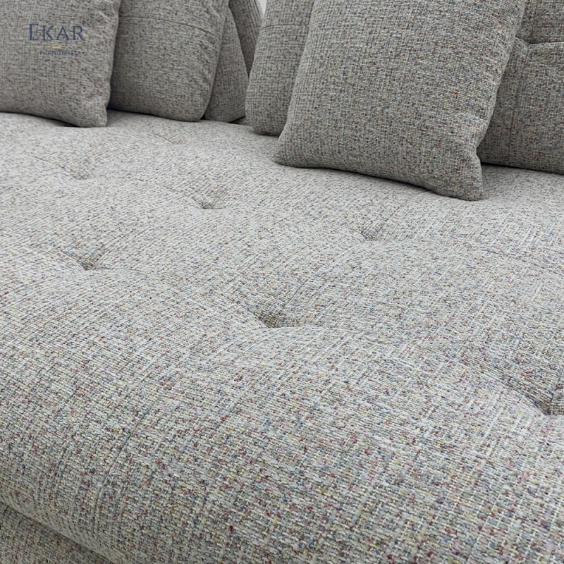 EKAR Modern Minimalist Modular Sofa - Low Profile Tufted Sectional