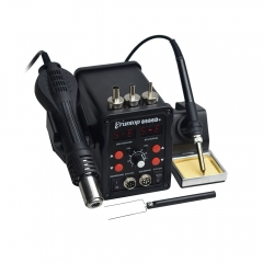 Eruntop 8586D+ Double Digital Display Electric Soldering Irons +Hot Air Gun Better SMD Rework Station Upgraded 8586