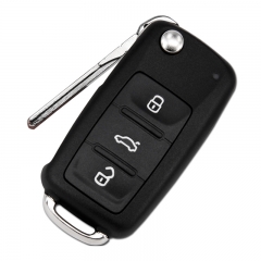 433MHz ASK silikon smart black car key para 2011-2013 VW Volkswagen