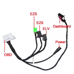 REQUISITO ESL ELV EZS Tablero OBD Conector Cable de prueba para M-Ercedes Benz W204 W207 W212 para leer la contraseña