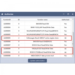 AT-200 Upgrade for Volkswagen Bosch MED17 Series ECU Clone Get Free DQ200 Read/Write Data and BOSCH ST01(Boot) Read/Write Data   (DQ200 is EGS))