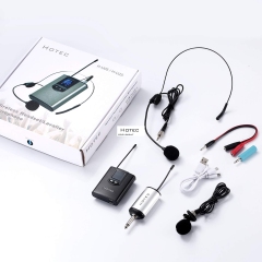 Hotec Wireless Lapel/Lavalier and Headset Microphone System