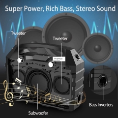 Hotec Wireless Portable PA Speaker System