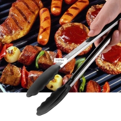 HOTEC Silicone Kitchen Tongs