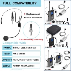 HOTEC Replacement Headset Microphone