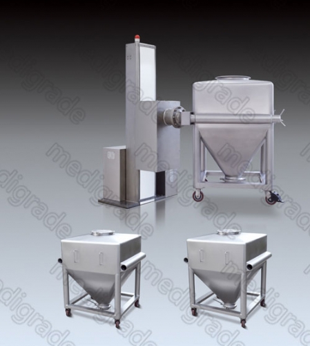 Hlt Post Bin Blender Machine