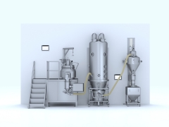 Closed granulation line