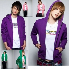 Men & Women's Zip hooded casual sports couple coat