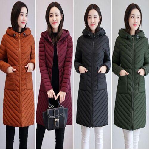 UNM~Women'S Slim in the long section of warm was thin Coat